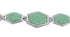 Turquoise Authenitc Sterling Silver Link Bracelet AX54107